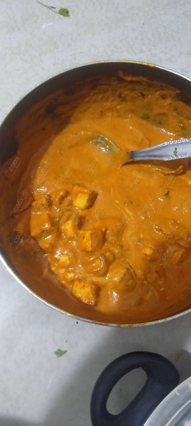 Delicious Paneer Lababdar prepared by COOX