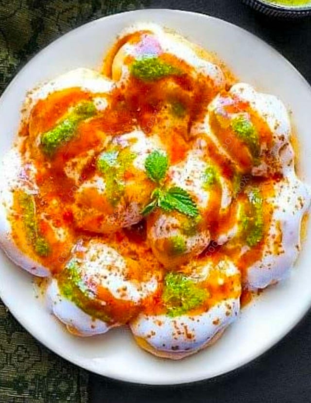 Delicious Dahi Bhalla prepared by COOX