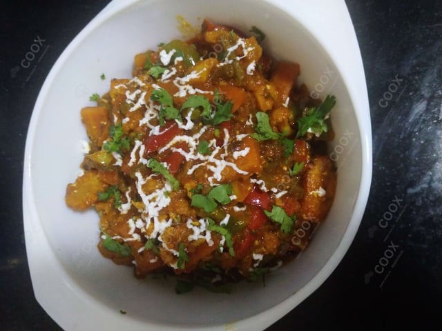 Delicious Veg Jalfrezi prepared by COOX