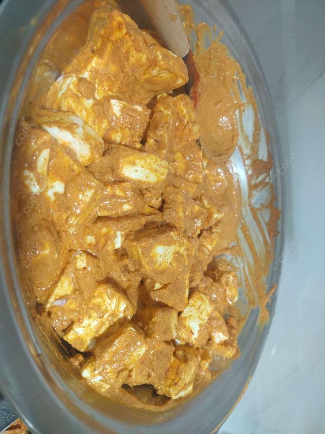 Delicious Paneer Tikka prepared by COOX