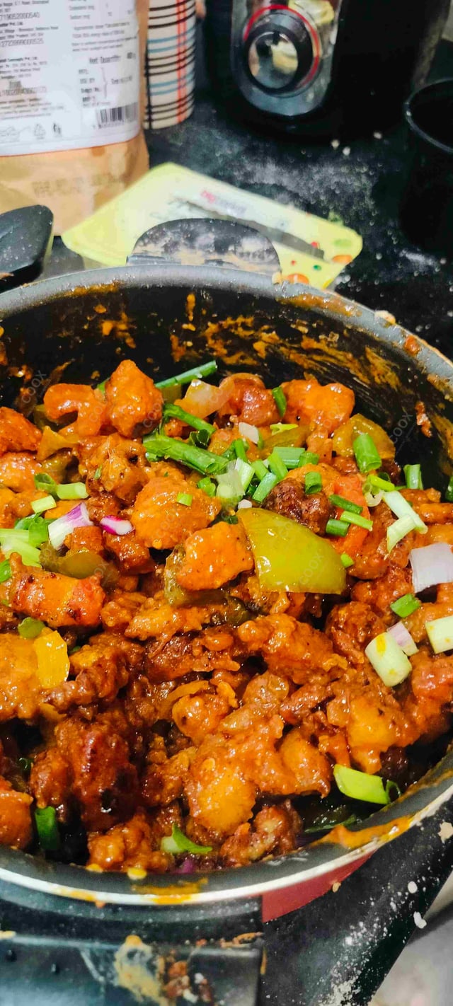 Delicious Chilli Pork with Peppers prepared by COOX