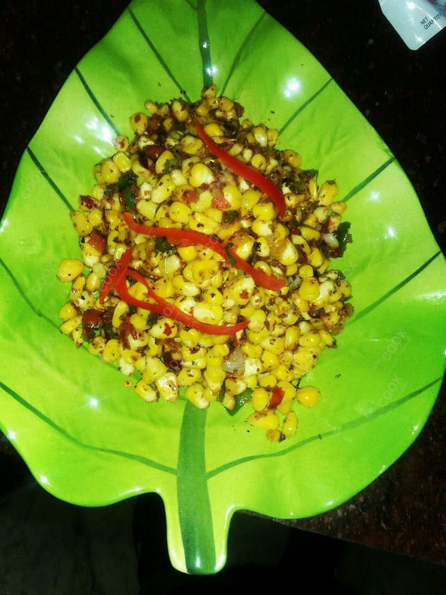 Delicious Corn Chaat prepared by COOX