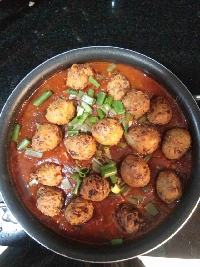 Delicious Veg Manchurian (Gravy) prepared by COOX