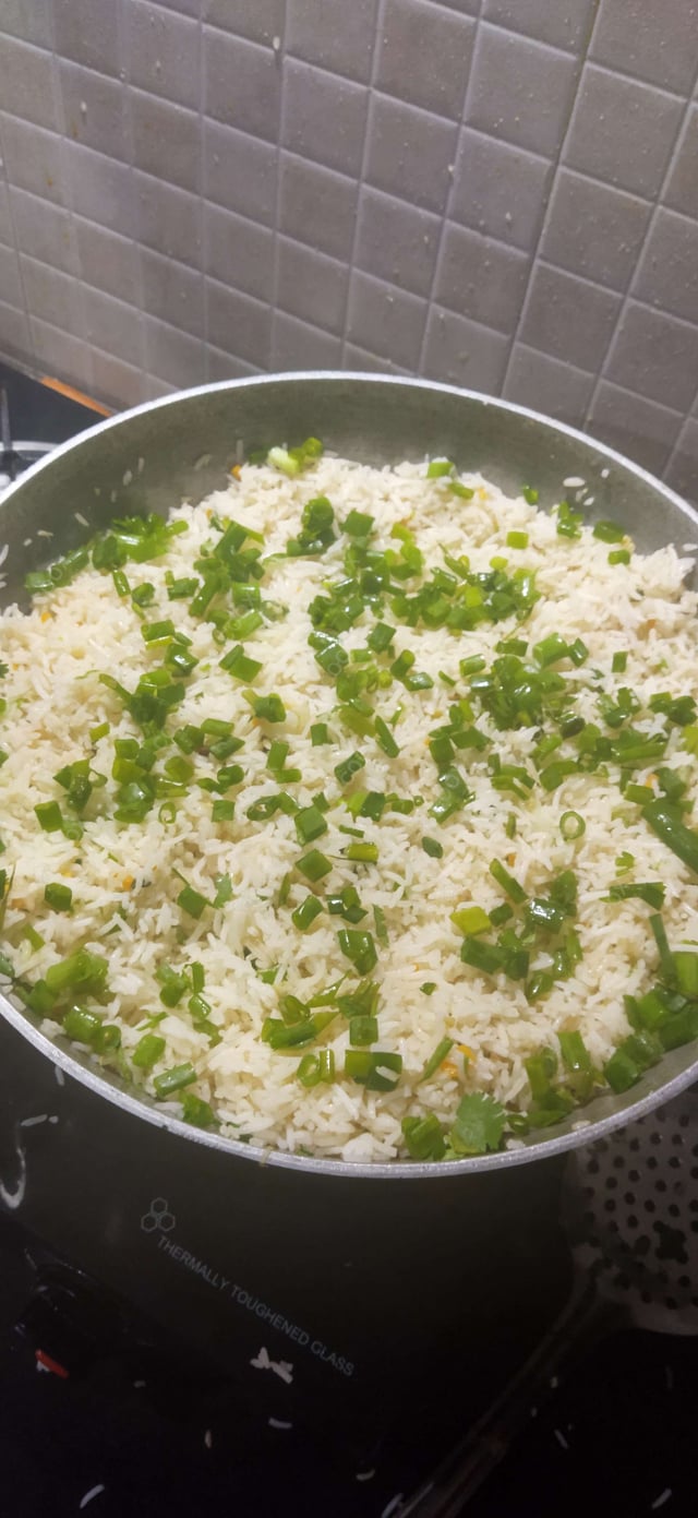 Delicious Veg Fried Rice prepared by COOX