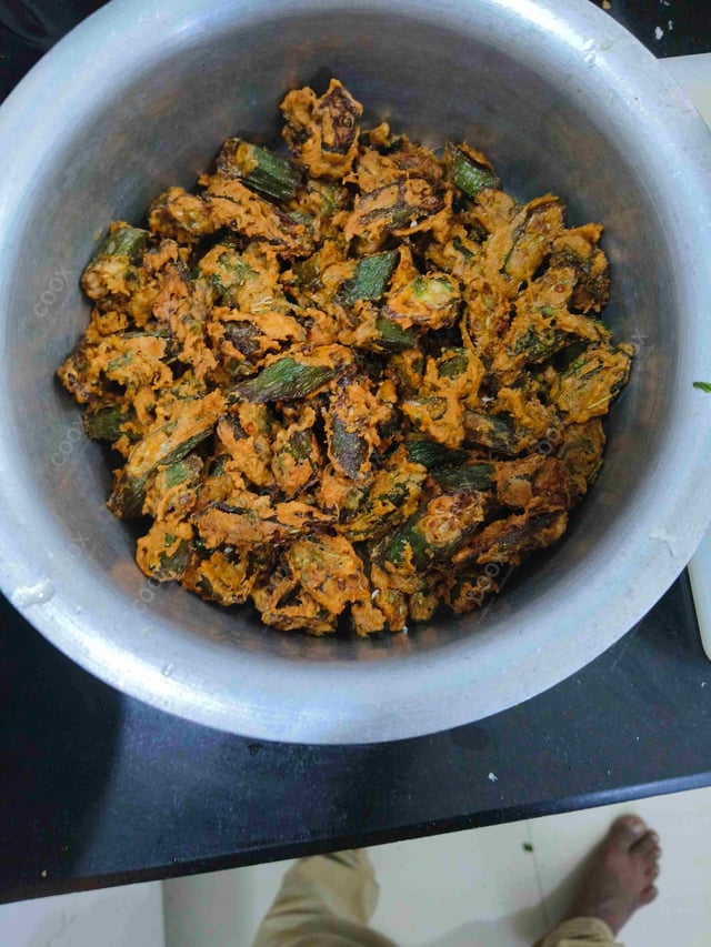 Delicious Bhindi do Pyaza prepared by COOX