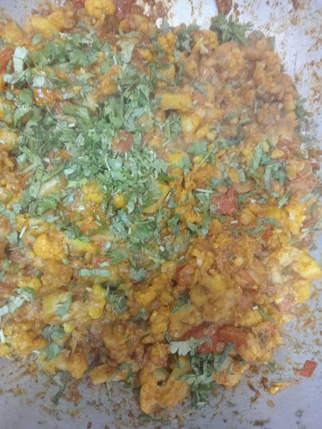 Delicious Aloo Gobhi prepared by COOX