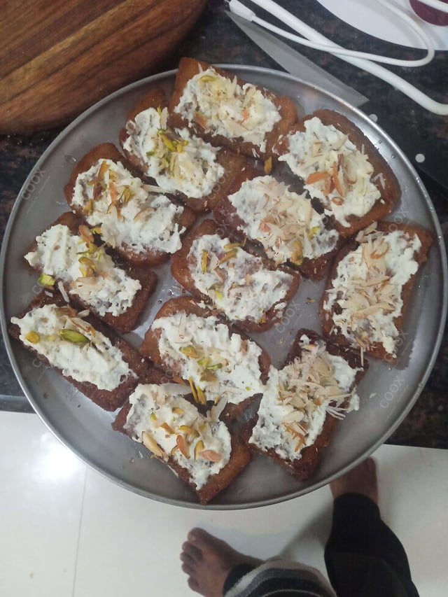 Delicious Shahi Tukda prepared by COOX