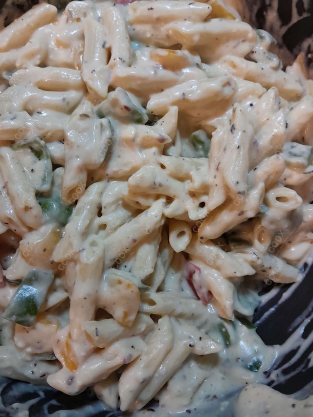 Delicious Pasta in White Sauce prepared by COOX