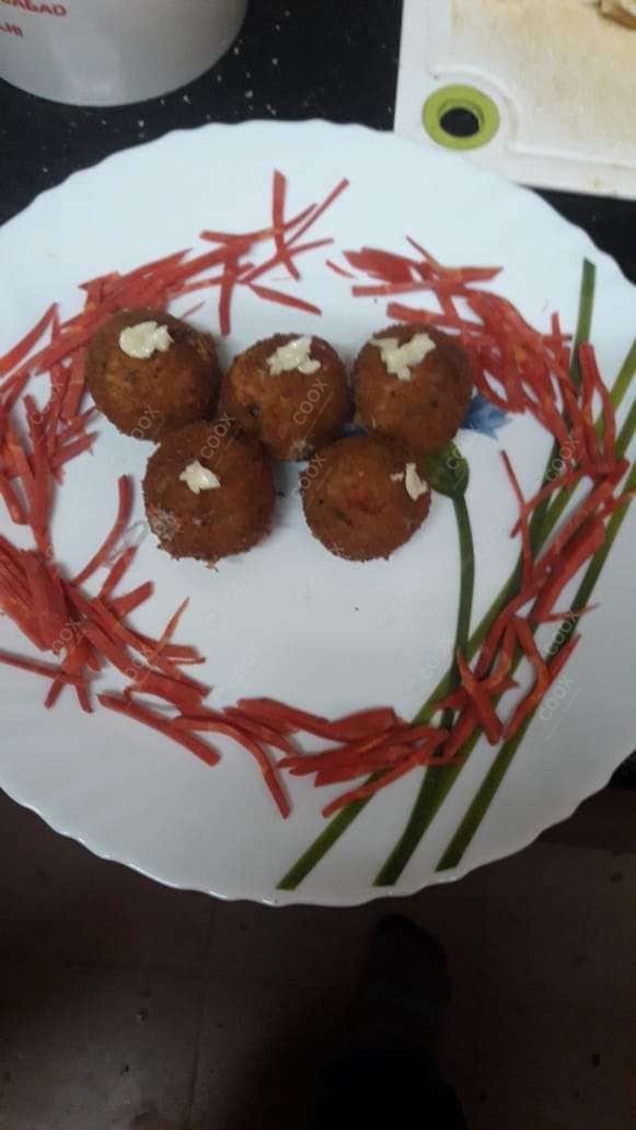 Delicious Fried Cheese Balls prepared by COOX