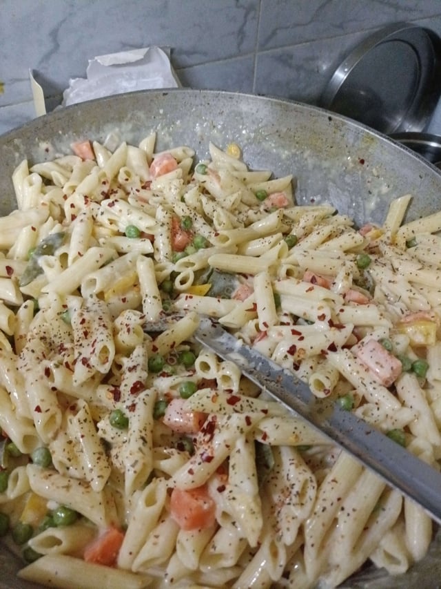 Delicious Pasta in White Sauce prepared by COOX