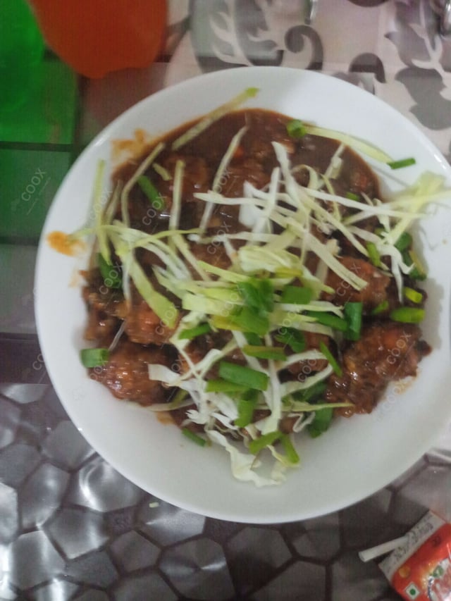 Delicious Veg Manchurian (Gravy) prepared by COOX