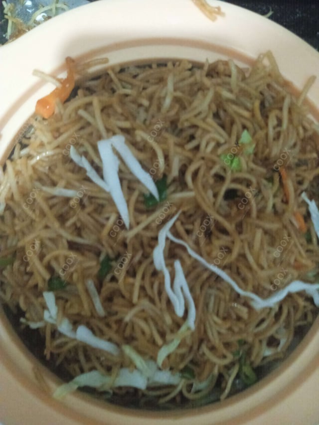 Delicious Veg Hakka Noodles prepared by COOX