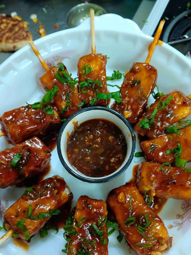 Delicious Thai Paneer Satay prepared by COOX