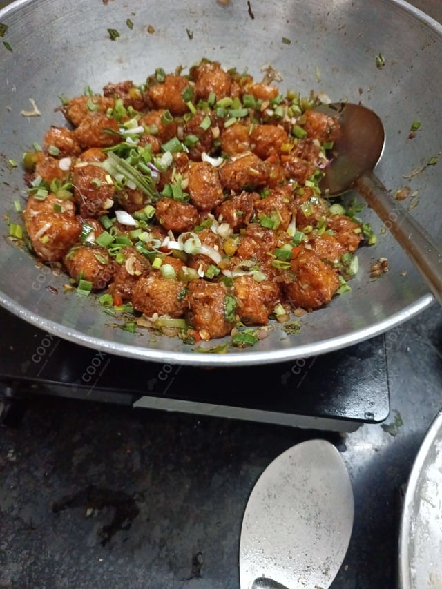 Delicious Veg Manchurian (Dry) prepared by COOX