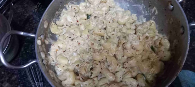 Delicious Pasta in White Sauce prepared by COOX