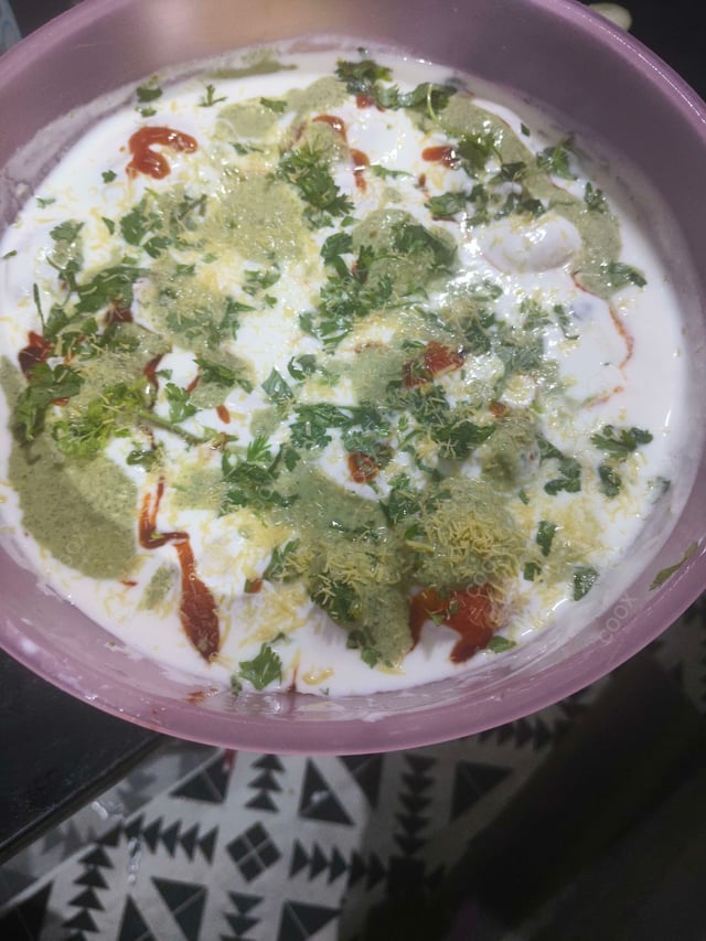 Delicious Dahi Bhalla prepared by COOX