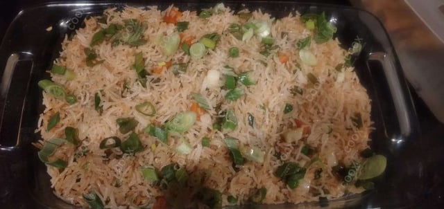 Delicious Veg Fried Rice prepared by COOX