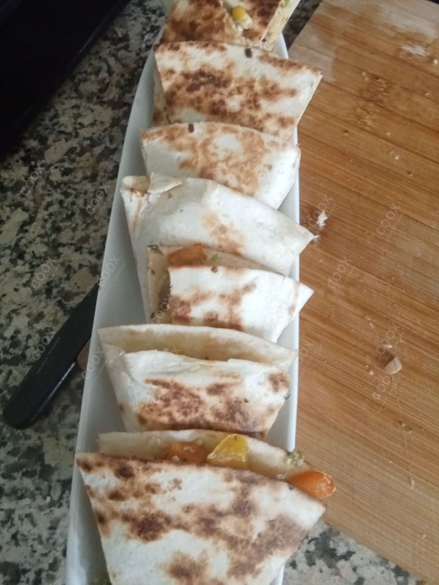 Delicious Veg Quesadillas prepared by COOX