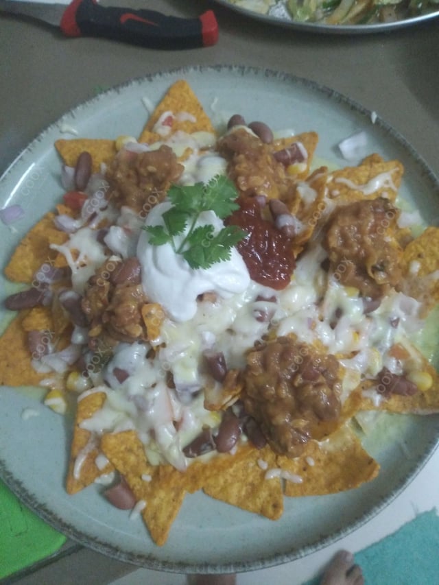 Delicious Cheese Nachos prepared by COOX