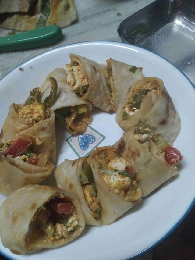 Delicious Veg Kathi Rolls prepared by COOX