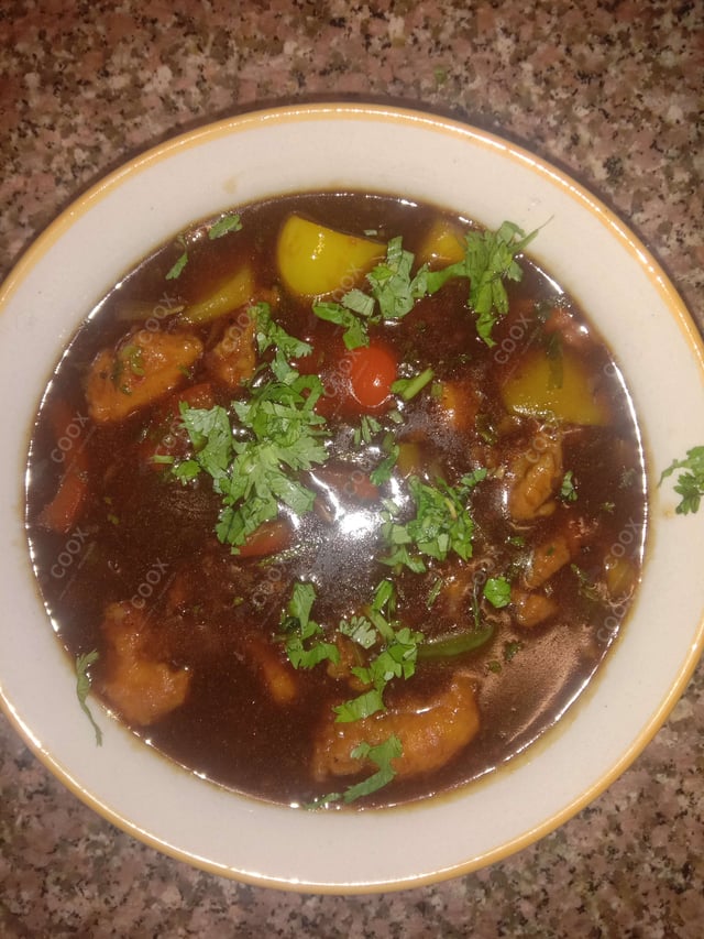 Delicious Chicken in Black Bean Sauce prepared by COOX