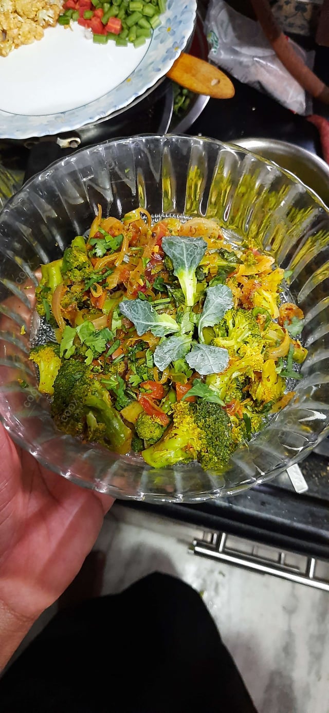 Delicious Masala Broccoli prepared by COOX