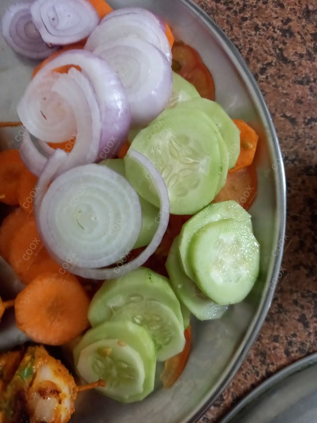 Delicious Salad, Papad prepared by COOX