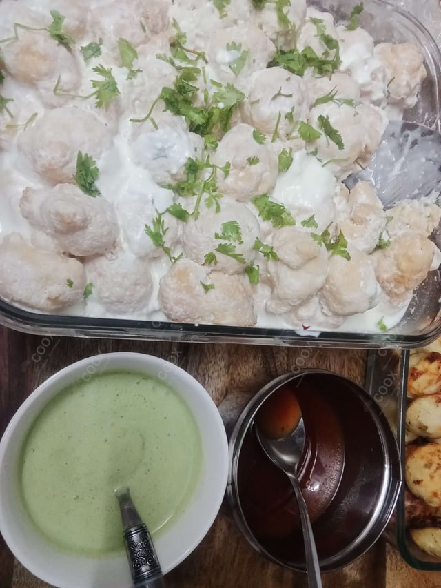 Delicious Dahi Bhalla prepared by COOX