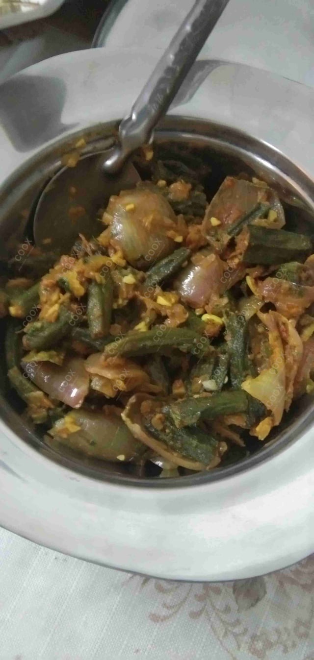 Delicious Bhindi do Pyaza prepared by COOX