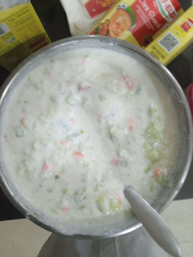 Delicious Mix Veg Raita prepared by COOX