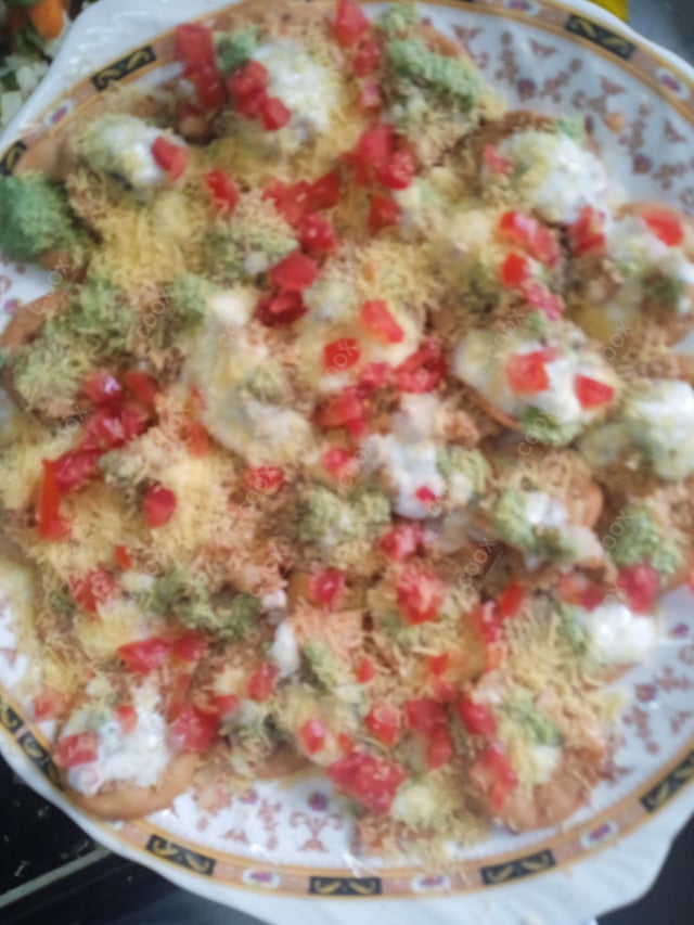 Delicious Papdi Chaat prepared by COOX