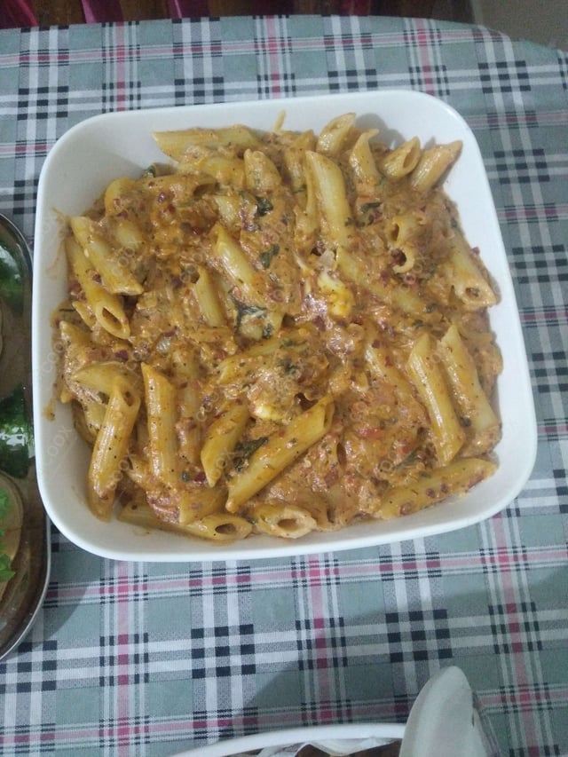 Delicious Pasta in Pink Sauce prepared by COOX