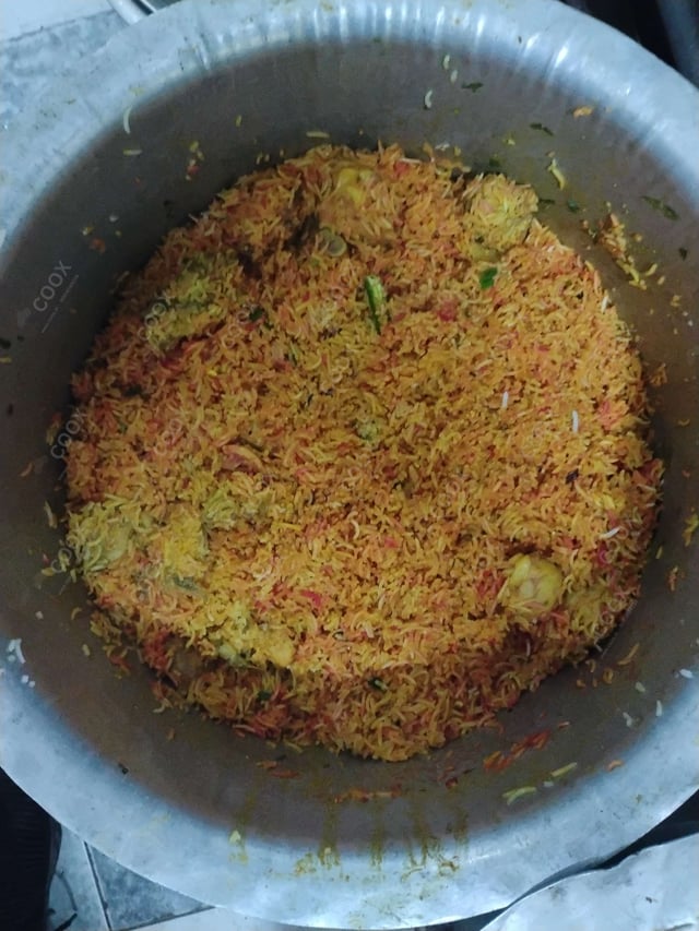 Delicious Chicken Biryani prepared by COOX