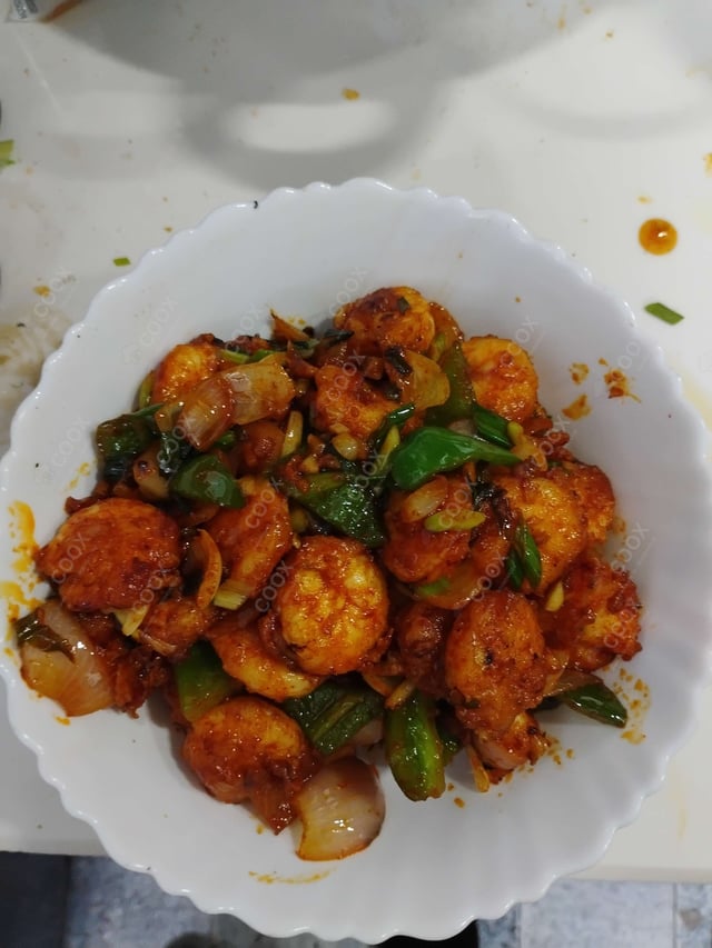 Delicious Butter Garlic Prawns prepared by COOX