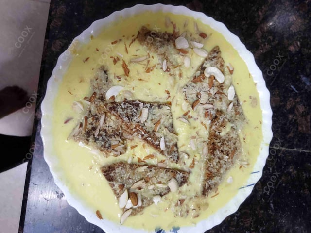 Delicious Shahi Tukda prepared by COOX