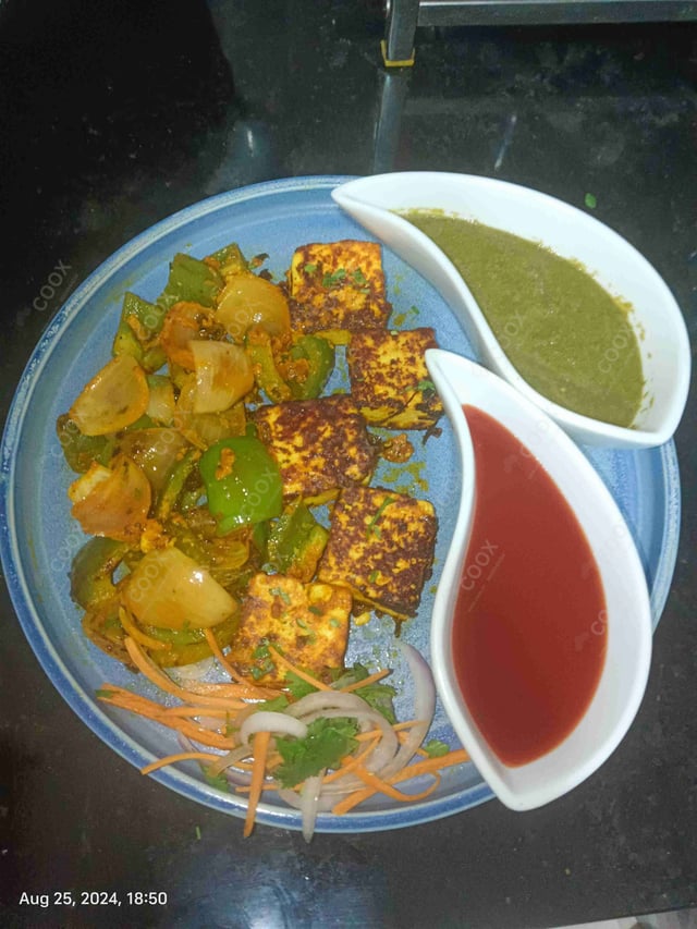 Delicious Paneer Tikka prepared by COOX