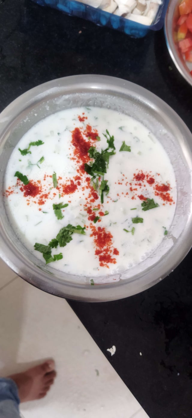 Delicious Cucumber Raita prepared by COOX