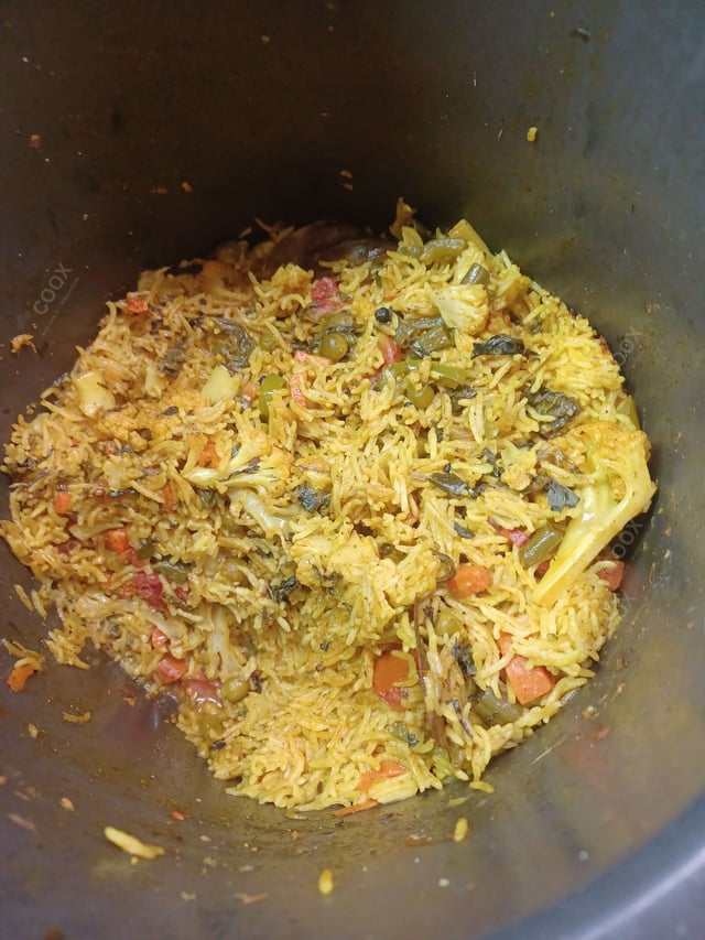 Delicious Veg Biryani prepared by COOX