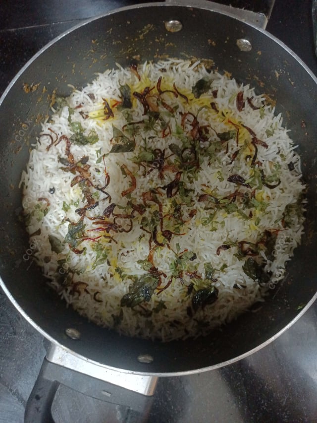 Delicious Veg Biryani prepared by COOX