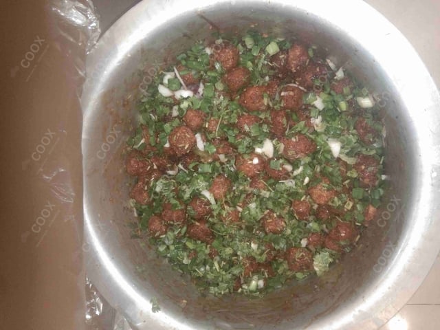 Delicious Veg Manchurian (Dry) prepared by COOX