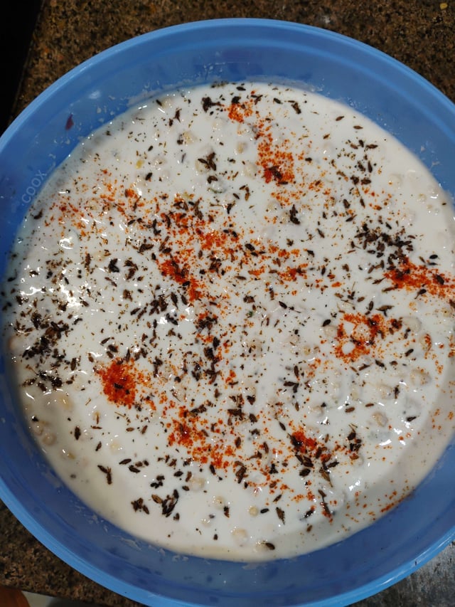 Delicious Plain Raita prepared by COOX