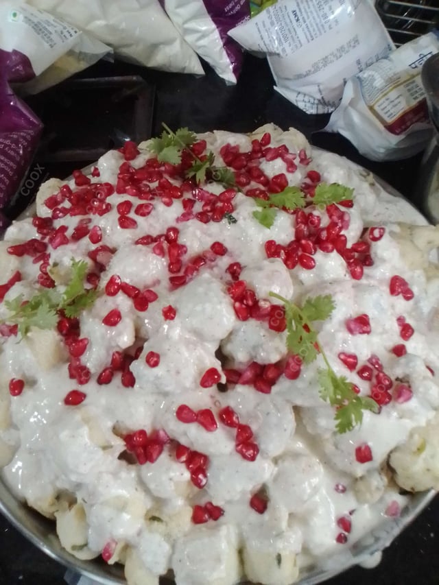 Delicious Dahi Bhalla prepared by COOX