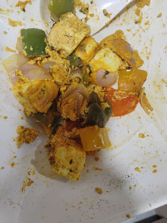 Delicious Paneer Tikka prepared by COOX