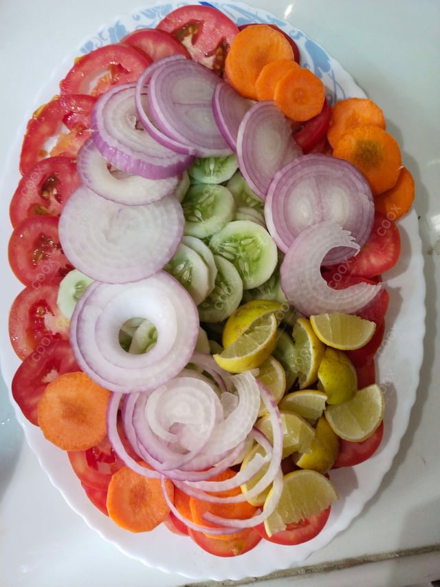 Delicious Salad, Papad prepared by COOX