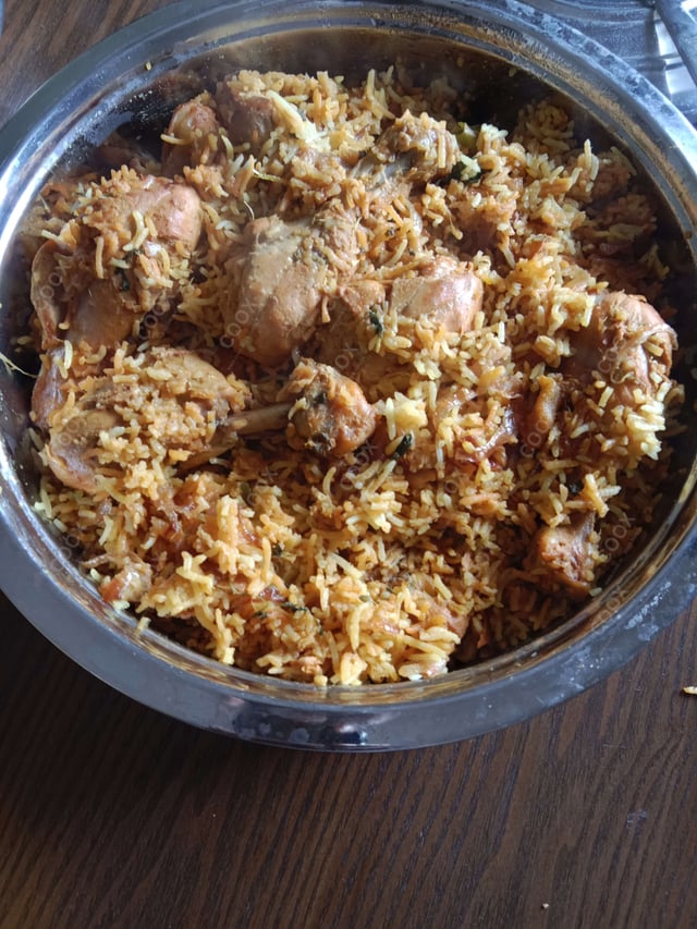 Delicious Chicken Biryani prepared by COOX