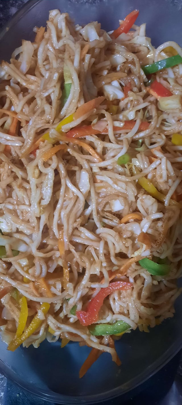 Delicious Chilli Garlic Noodles prepared by COOX