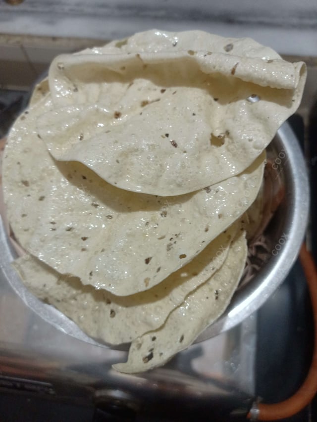 Delicious Salad, Papad prepared by COOX