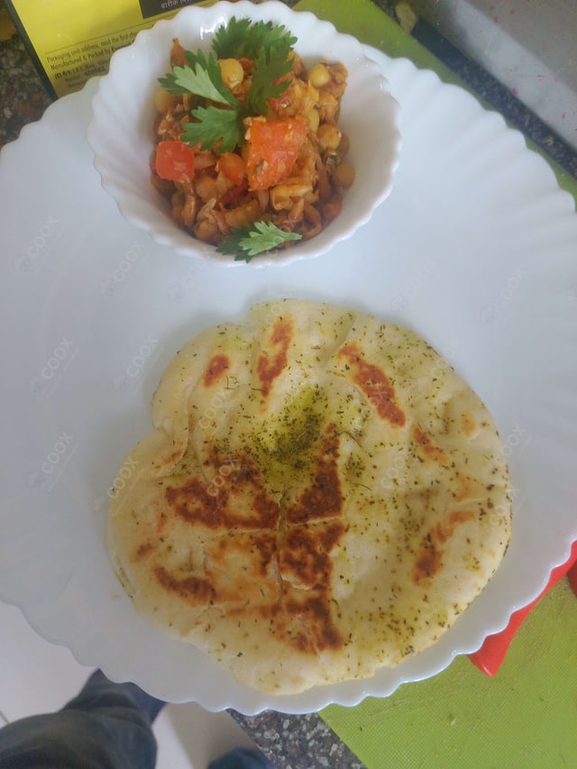 Delicious Matar Kulcha prepared by COOX