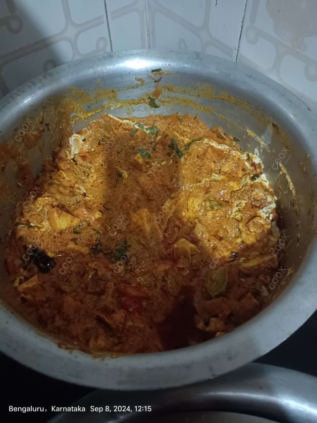 Delicious Kadhai Paneer prepared by COOX