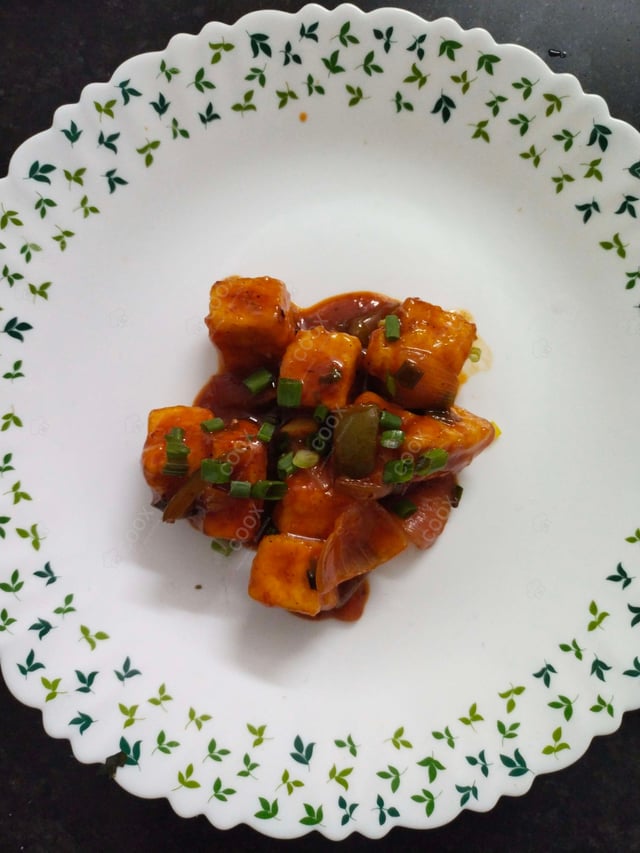 Delicious Chilli Paneer (Gravy) prepared by COOX